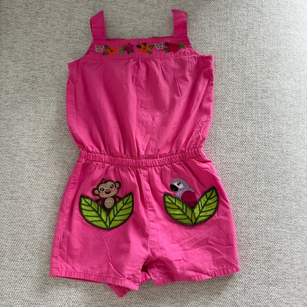 Gymboree Pink Jumpsuit Vibrant Comfortable Cotton